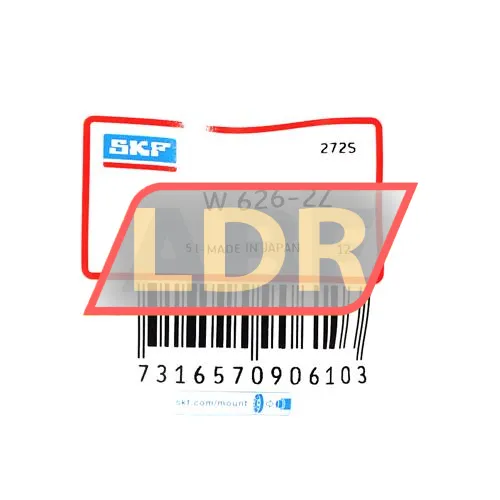 SKF W626-2Z ürün fotoğrafı 2
