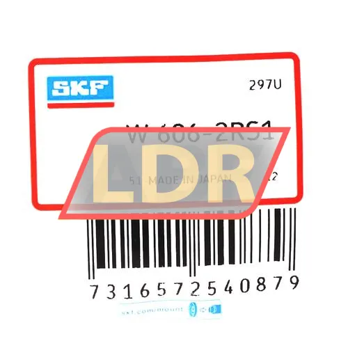 SKF W606-2RS1 ürün fotoğrafı 2