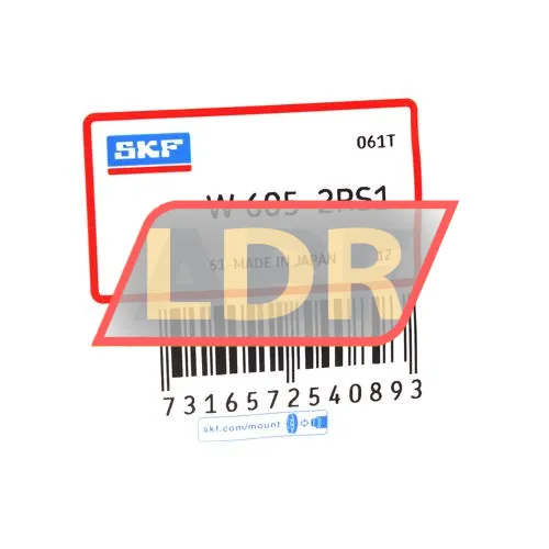 SKF W605-2RS1 ürün fotoğrafı 2