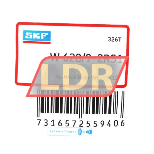 SKF W628/9-2RS1 ürün fotoğrafı 2