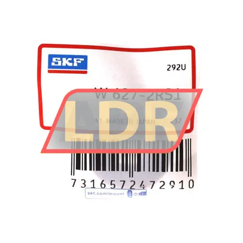 SKF W627-2RS1 ürün fotoğrafı 2