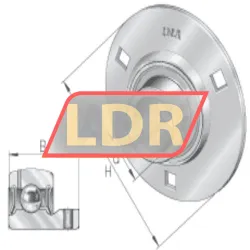 INA FLAN72-MSA-FA125 rulman resim 3