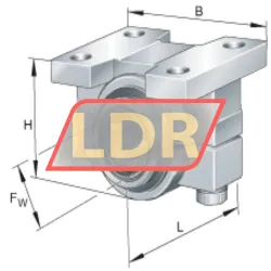 INA KGBA30-PP-AS rulman resim 2