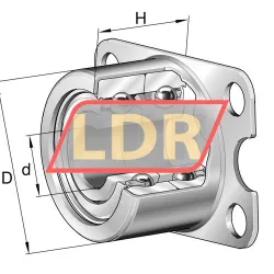 INA ZKLR2060-2RS rulman resim 5
