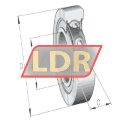 INA LR202-2RSR rulman resim 6