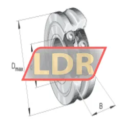INA LFR50/5-4-2RS-RB-HLC rulman resim 5