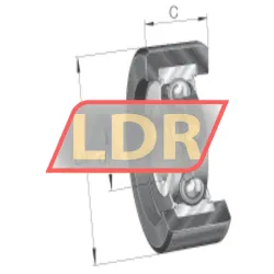 INA KLRU08X28X11-2Z-HLW rulman resim 2