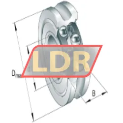 INA LFR50/5-4-2Z-HLC rulman resim 4