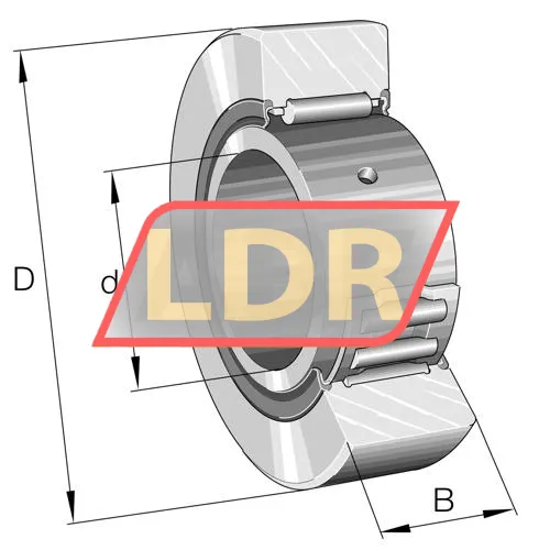 INA NA2208-2RSR ürün fotoğrafı 6