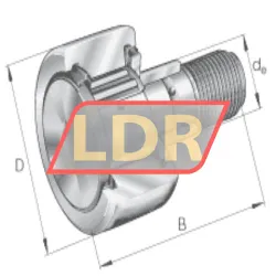 INA KRVE22-PP-A rulman resim 4