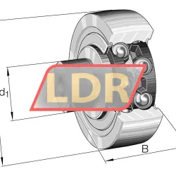 INA ZL5204-DRS rulman resim 4