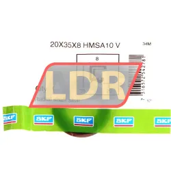 SKF 20X35X8HMSA10V rulman resim 3