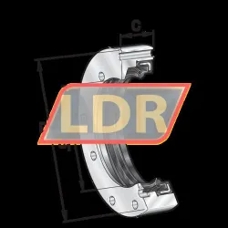 INA DRS2080 rulman resim 4